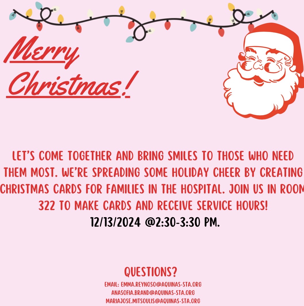 Christmas Card Service Project