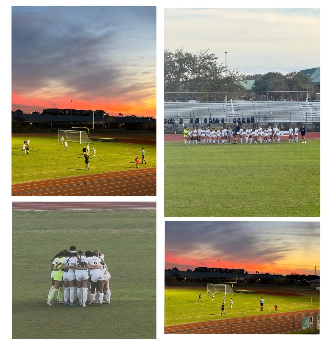 A collage of photos taken by Raider fan and soccer mom, Erika McKeon.