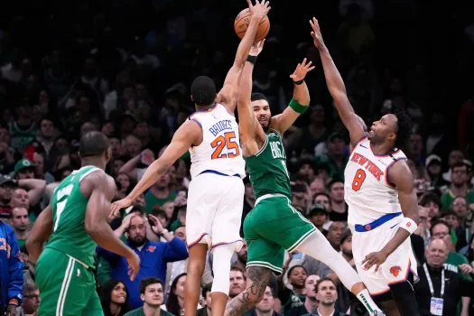 Celtics vs Knicks Game One NBA Round Two
