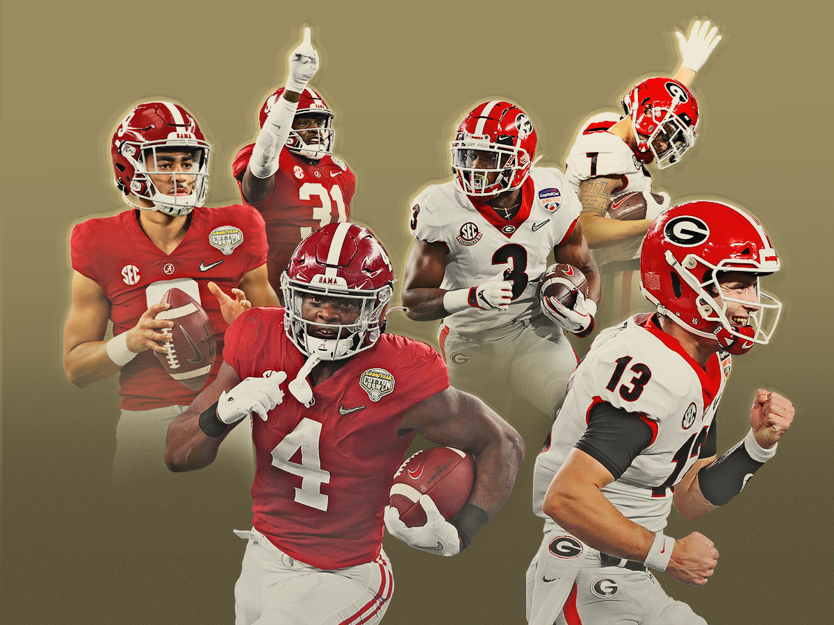 Georgia vs Alabama
PHOTO ILLUSTRATION BY EMILY SCHERER / GETTY IMAGES