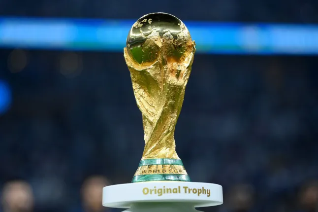 The coveted "World Cup" trophy.  

Photo Courtesy of Getty Images