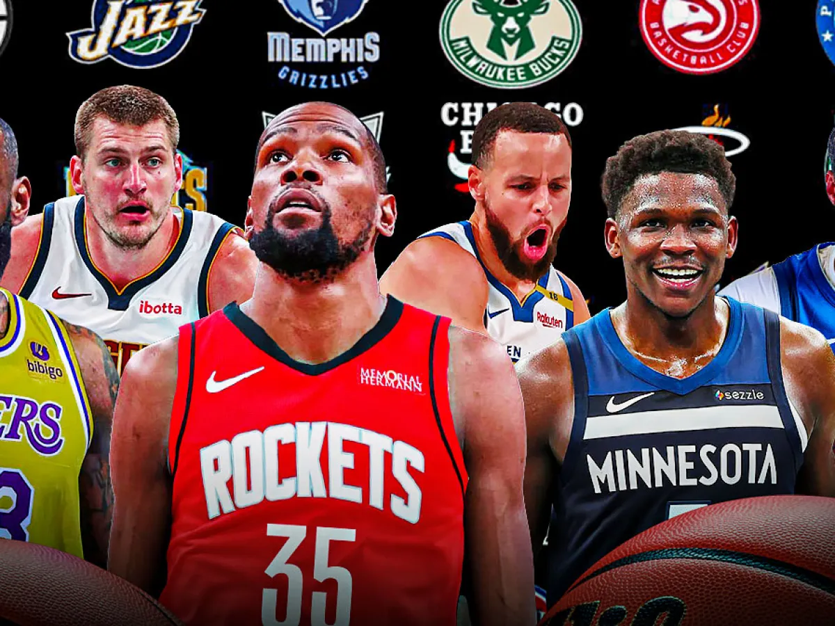 Nikola Jokic, Kevin Durant, Steph Curry and Anthony Edwards represent NBA players from many teams. 

Photo Courtesy of Getty Images

Photo Courtesy of Getty Images