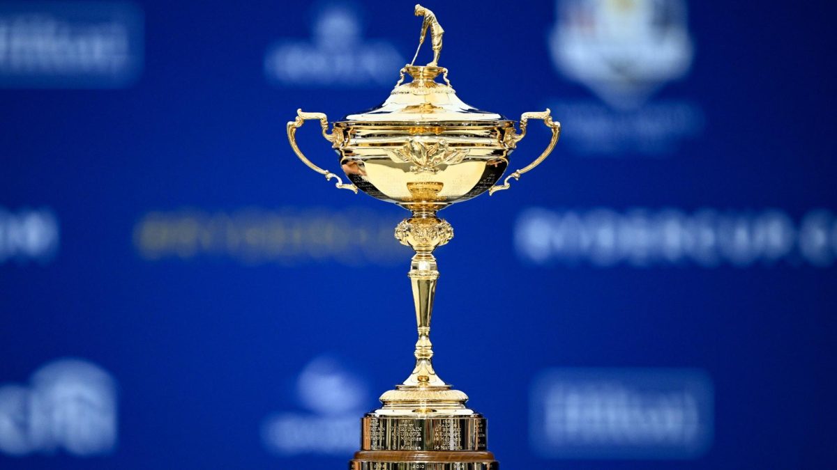 The Ryder Cup trophy was made almost a century ago
(Image credit: Getty Images)