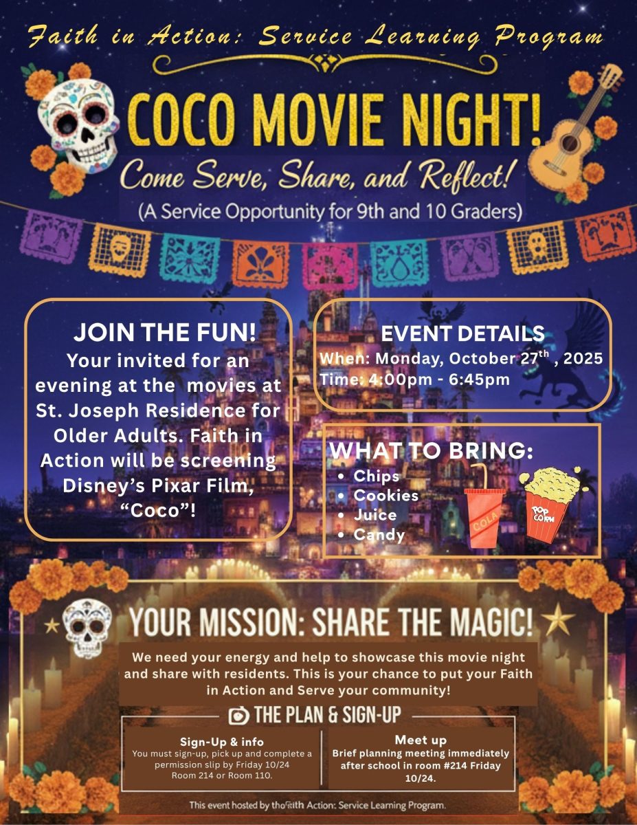 Faith in Action: 5 Hours of Service - COCO Movie Night!