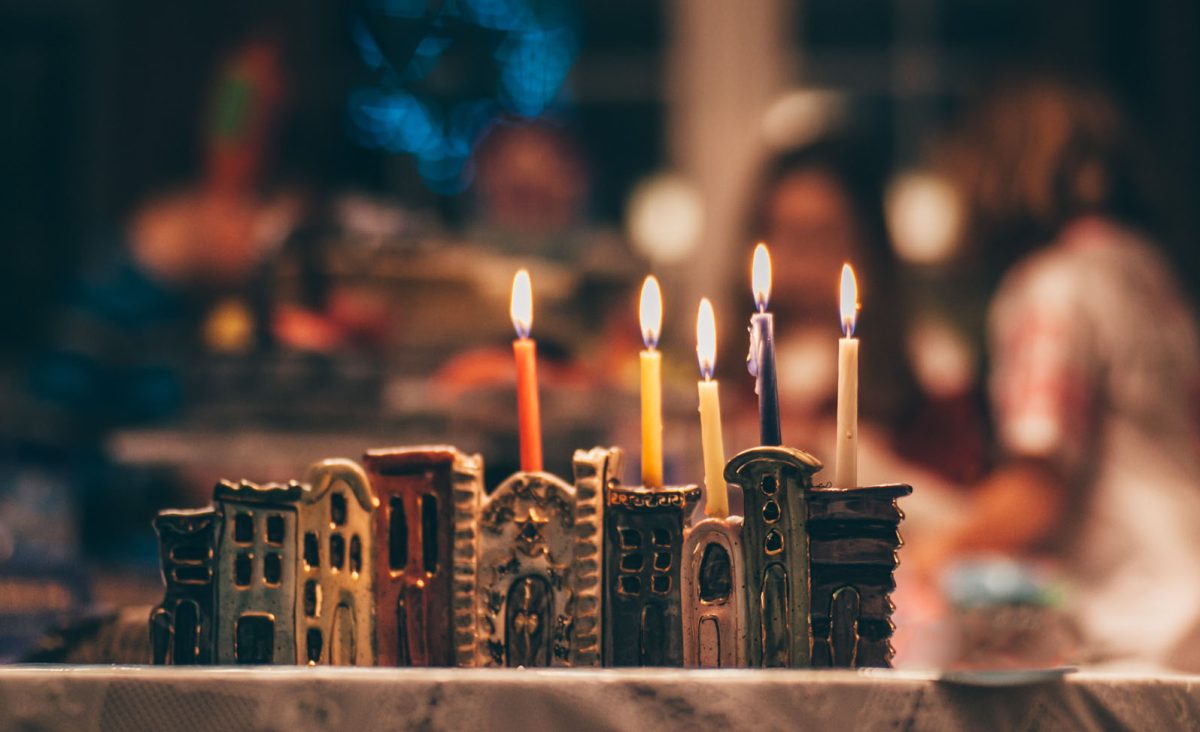 A festive menorah for the holidays.

Photo by Jessica Nelson