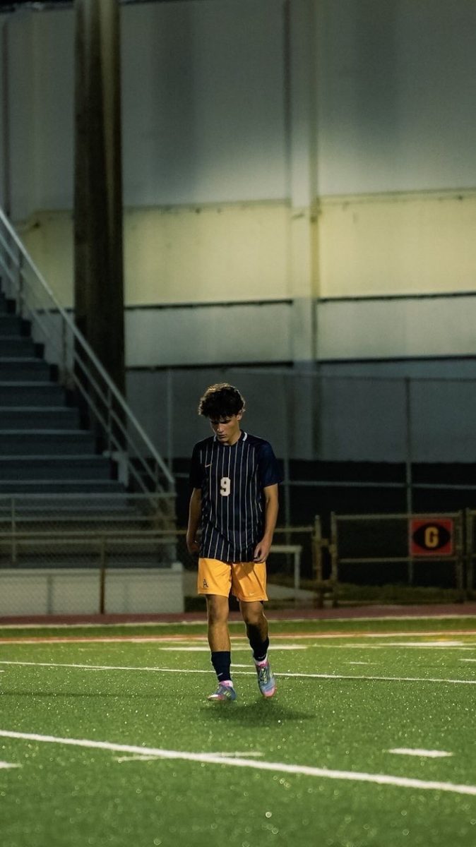 Matteo contemplates his opponents as he enters the field, ready to take his team to greatness.

Photo Courtesy of Matteo Forato