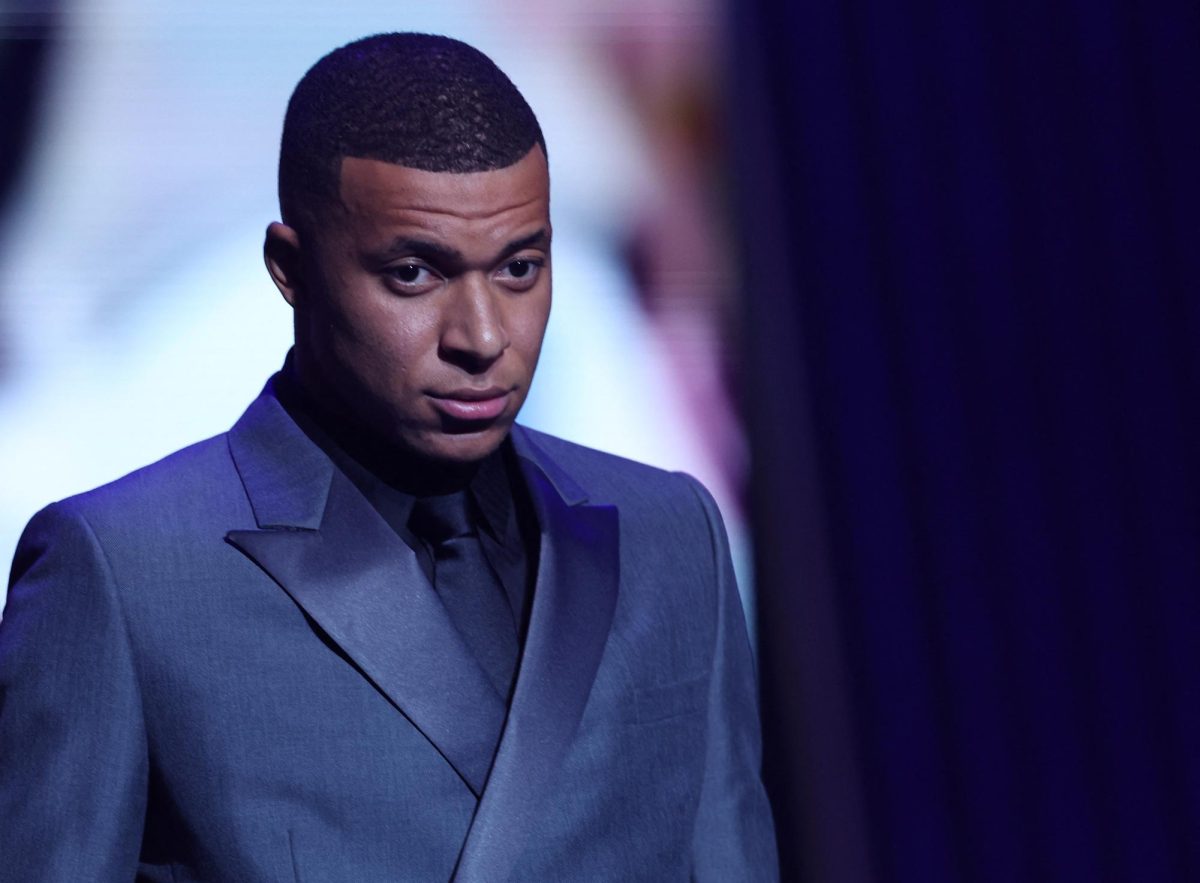 Soccer Football - 2023 Ballon d'Or - Chatelet Theatre, Paris, France - October 30, 2023 Paris Saint Germain's Kylian Mbappe during the awards REUTERS/Stephanie Lecocq